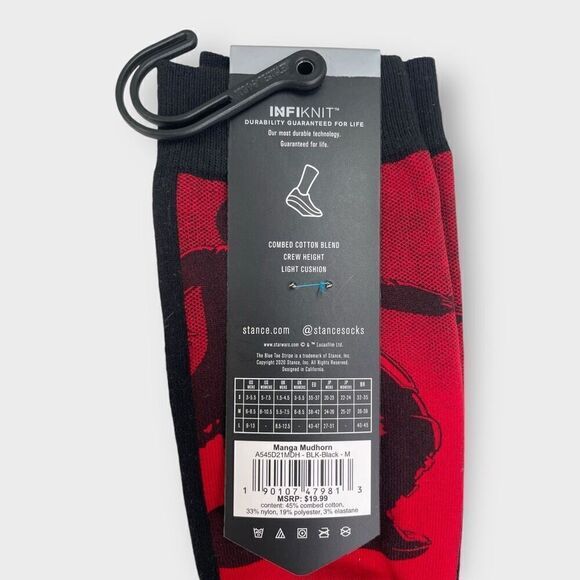 STANCE Star Wars x Manga Mudhorn Crew Socks Mens size Medium (6-8.5) New - Picture 3 of 3